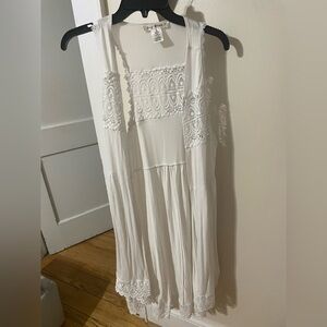 Say What? White Kimono Vest!!